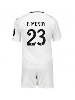 Real Madrid Ferland Mendy #23 Replika Hemmakläder Barn 2024-25 Kortärmad (+ byxor)